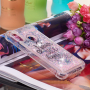 Carcasă de protecție Never stop dreaming, cu paiete plutind, pentru Xiaomi Mi A2 Lite - transparent