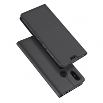 Husă de protecție Dux Ducis, din piele, pentru Xiaomi Redmi Note 6 Pro - gri