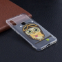 Carcasă moale de protecție bufniță cu scrisoare pentru Xiaomi Redmi Note 6 Pro - transparent