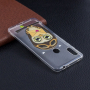 Carcasă moale de protecție bufniță cu scrisoare pentru Xiaomi Redmi Note 6 Pro - transparent