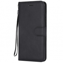 Husă flip din piele artificială, pentru Xiaomi Redmi Note 6 Pro - negru