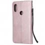 Husă flip din piele artificială, pentru Xiaomi Redmi Note 6 Pro - roz