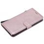 Husă flip din piele artificială, pentru Xiaomi Redmi Note 6 Pro - roz