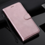 Husă flip din piele artificială, pentru Xiaomi Redmi Note 6 Pro - roz