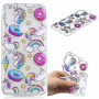 Carcasă moale de protecție gogoși și unicorni, pentru Xiaomi Redmi Note 6 Pro - transparent