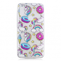 Carcasă moale de protecție gogoși și unicorni, pentru Xiaomi Redmi Note 6 Pro - transparent