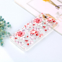 Carcasă roșu trandafir cu model diamant 3D, pentru Xiaomi Redmi 6 - transparent