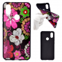 Carcasă de protecție din plastic moale, flori variate, pentru Xiaomi Redmi Note 6 Pro - naturală