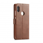 Husă flip LC.imeeke, din piele, pentru Xiaomi Redmi Note 6 Pro - cafeniu