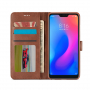 Husă flip LC.imeeke, din piele, pentru Xiaomi Redmi Note 6 Pro - cafeniu