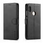 Husă flip LC.imeeke, din piele, pentru Xiaomi Redmi Note 6 Pro - negru
