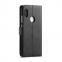 Husă flip LC.imeeke, din piele, pentru Xiaomi Redmi Note 6 Pro - negru