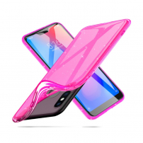 Carcasă de protecție X-Level, din plastic moale, pentru Xiaomi Redmi Note 6 Pro - roz