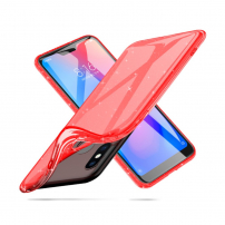 Carcasă de protecție X-Level, din plastic moale, pentru Xiaomi Redmi Note 6 Pro - roșu