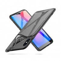 Carcasă de protecție X-Level, din plastic moale, pentru Xiaomi Redmi Note 6 Pro - negru