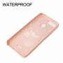 Carcasă de protecție Howmak, cauciucată, moale, pentru Xiaomi Redmi 6 - roz