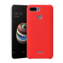 Carcasă de protecție Howmak, cauciucată, moale, pentru Xiaomi Redmi 6 - roșu
