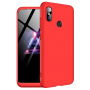 Carcasă spate GKK, cu cant de protecție, pentru Xiaomi Redmi Note 6 Pro - roșu