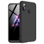 Carcasă spate GKK, cu cant de protecție, pentru Xiaomi Redmi Note 6 Pro - negru