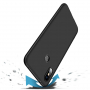 Carcasă spate GKK, cu cant de protecție, pentru Xiaomi Redmi Note 6 Pro - negru