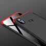 Carcasă spate GKK, cu cant de protecție, pentru Xiaomi Redmi Note 6 Pro - roșu-negru