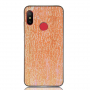 Husă de protecție, din plastic cu piele artificială, pentru Xiaomi Mi A2 Lite - auriu