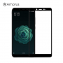 Sticlă durificată de protecție Amorus, pe toată partea din față, Xiaomi Mi A2 - negru