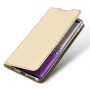 Husă flip Dux Ducis Skin Pro, pentru Samsung Galaxy S10 Plus - auriu