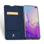 Husă flip Dux Ducis Skin Pro, pentru Samsung Galaxy S10 Plus - albastru închis