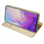 Husă flip Dux Ducis Skin Pro, pentru Samsung Galaxy S10 - auriu