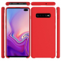 Carcasă din silicon Liquid pentru Samsung Galaxy S10 Plus - roșu