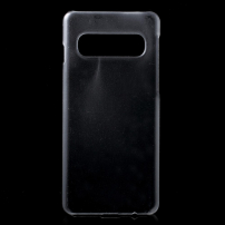 Husă cauciucată mată, pentru Samsung Galaxy S10 - transparent