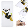 Carcasă din plastic panda și bambus pentru Samsung Galaxy S10 Plus - transparent