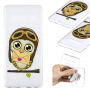 Carcasă din plastic bufniță, cu scrisoare pentru Samsung Galaxy S10 Plus - transparent
