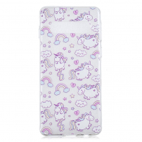 Carcasă din plastic unicorni, pentru Samsung Galaxy S10 Plus - transparent