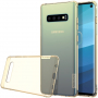 Carcasă Nillkin din plastic moale transparent, pentru Samsung Galaxy S10 - auriu