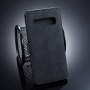 Husă flip DG.Ming, din piele, pentru Samsung Galaxy S10 Plus - negru