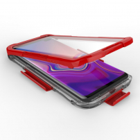 Husă impermeabilă până la adâncimea de 10m pentru Samsung Galaxy S10 Plus - roșu