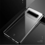 Carcasă X-Level din plastic transparent, cu ramă, pentru Samsung Galaxy S10 - negru