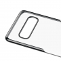 Carcasă Baseus, din plastic transparent, cu ramă, pentru Samsung Galaxy S10 Plus - negru