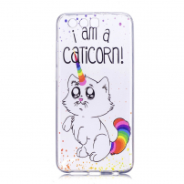 Carcasă din plastic caticorn, pentru Honor 9 - transparent