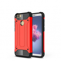 Carcasă super rezistentă Armor, pentru Huawei P Smart - roșu