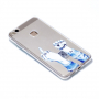 Carcasă din plastic Fuck you, pentru Huawei P10 Lite - transparent