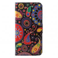 Husă flip forme abstracte, pentru Huawei P20 Pro - colorat