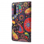 Husă flip forme abstracte, pentru Huawei P20 Pro - colorat