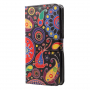 Husă flip forme abstracte, pentru Huawei P20 Pro - colorat