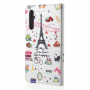 Husă flip Paris, pentru Huawei P20 Pro - alb