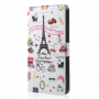 Husă flip Paris, pentru Huawei P20 Pro - alb