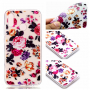 Carcasă din plastic flori, pentru Huawei P20 Lite - transparent