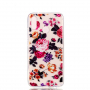 Carcasă din plastic flori, pentru Huawei P20 Lite - transparent